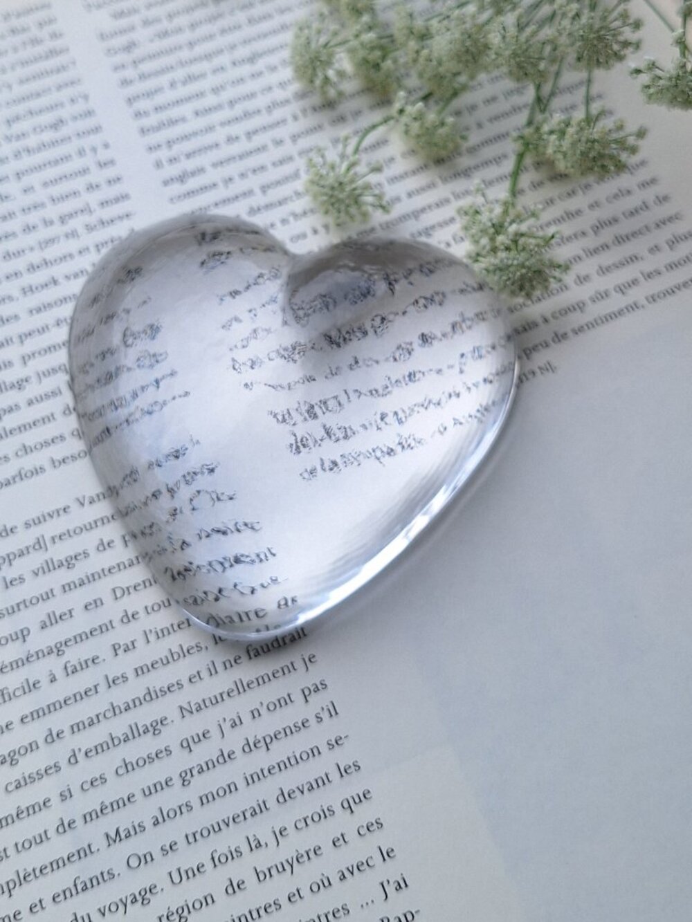 HEART GLASS PAPERWEIGHT from SIMON PEARCE